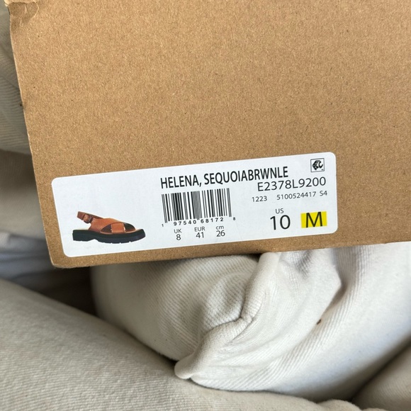 Helena Leather Crisscross Slingback Sandals - Picture 5 of 10